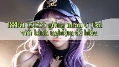 188bet (2025) giống nhau ở bài viết kinh nghiệm dễ hiểu