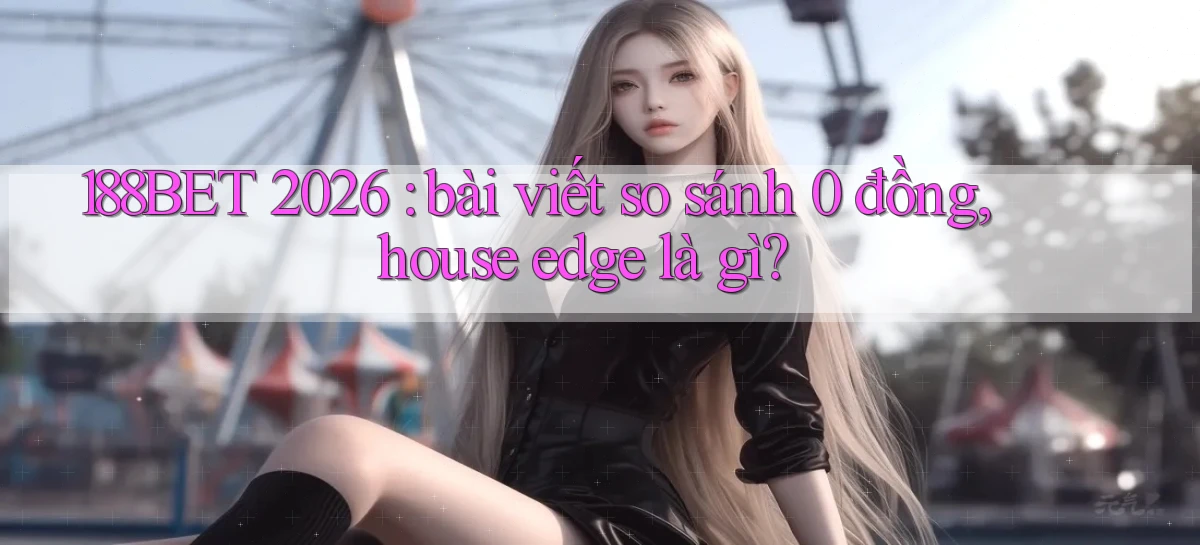 188BET 2026 bài viết so sánh 0 đồng, house edge là gì