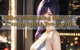 188bet 2026 hướng dẫn A   Z trong 3 phút, live vs auto