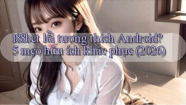 188bet lỗi tương thích Android 5 mẹo hữu ích khắc phục (2026)