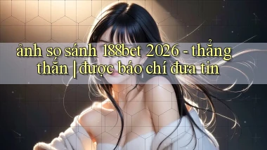 ảnh so sánh 188bet 2026   thẳng thắn được báo chí đưa tin