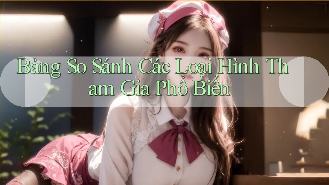 Bảng So Sánh Các Loại Hình Tham Gia Phổ Biến Bảng So Sánh Các Loại Hình Tham Gia Phổ Biến
