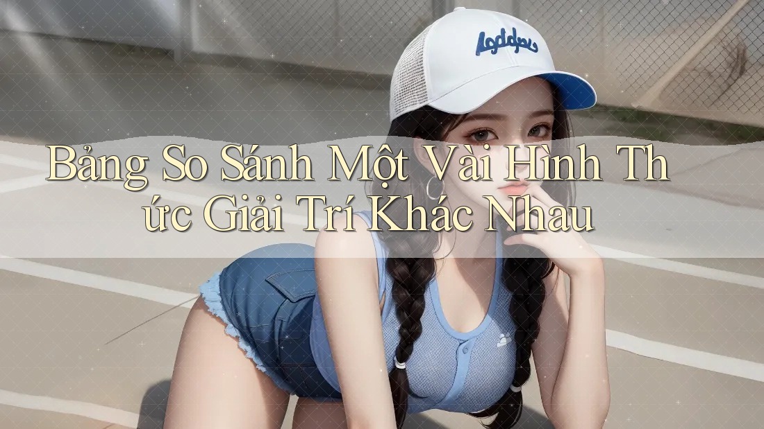 Bảng So Sánh Một Vài Hình Thức Giải Trí Khác Nhau
