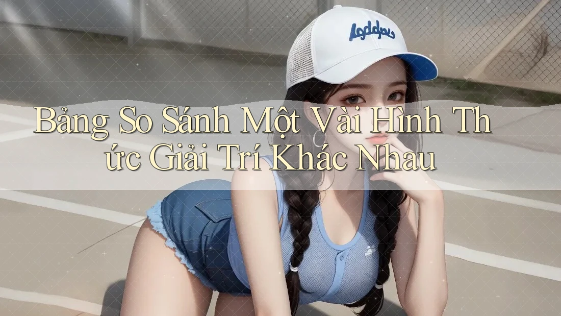 Bảng So Sánh Một Vài Hình Thức Giải Trí Khác Nhau Bảng So Sánh Một Vài Hình Thức Giải Trí Khác Nhau
