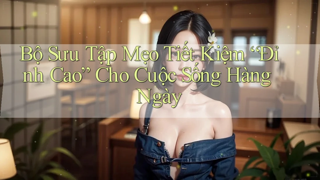 Bộ Sưu Tập Mẹo Tiết Kiệm “Đỉnh Cao” Cho Cuộc Sống Hàng Ngày