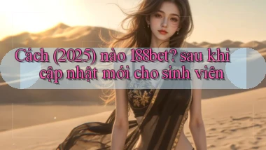Cách (2025) nào 188bet sau khi cập nhật mới cho sinh viên
