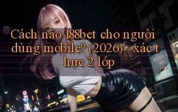Cách nào 188bet cho người dùng mobile (2026)   xác thực 2 lớp
