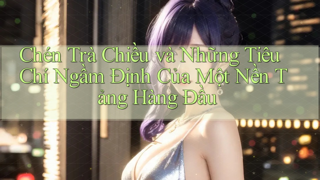 Chén Trà Chiều và Những Tiêu Chí Ngầm Định Của Một Nền Tảng Hàng Đầu