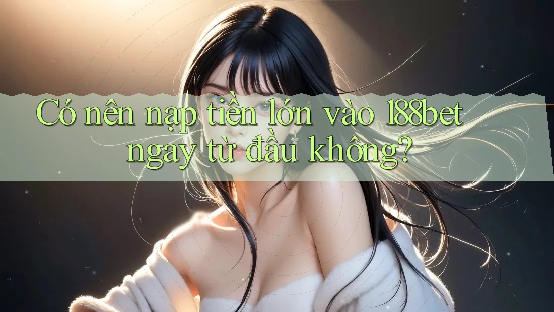 Có nên nạp tiền lớn vào 188bet ngay từ đầu không? Có nên nạp tiền lớn vào 188bet ngay từ đầu không?