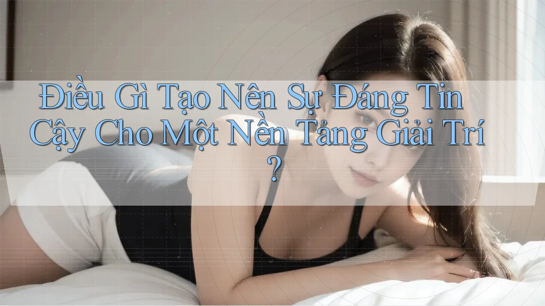 Điều Gì Tạo Nên Sự Đáng Tin Cậy Cho Một Nền Tảng Giải Trí? Điều Gì Tạo Nên Sự Đáng Tin Cậy Cho Một Nền Tảng Giải Trí?