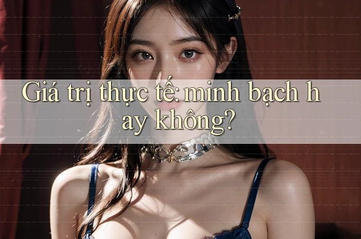 Giá trị thực tế: minh bạch hay không? Giá trị thực tế: minh bạch hay không?