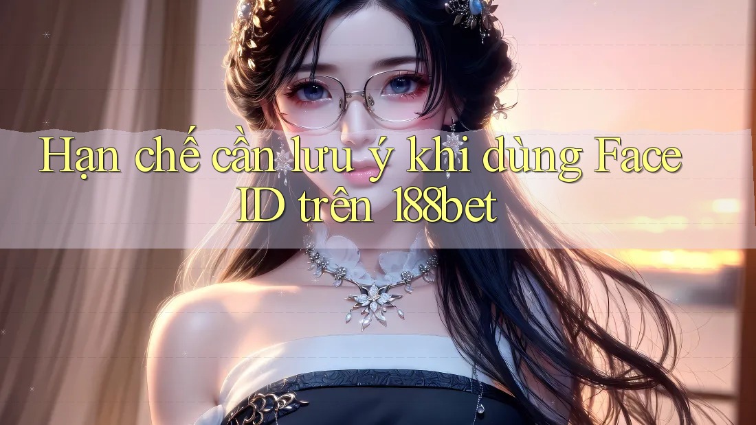 Hạn chế cần lưu ý khi dùng Face ID trên 188bet