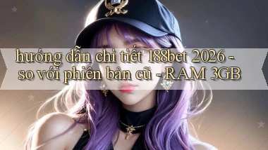 hướng dẫn chi tiết 188bet 2026   so với phiên bản cũ   RAM 3GB