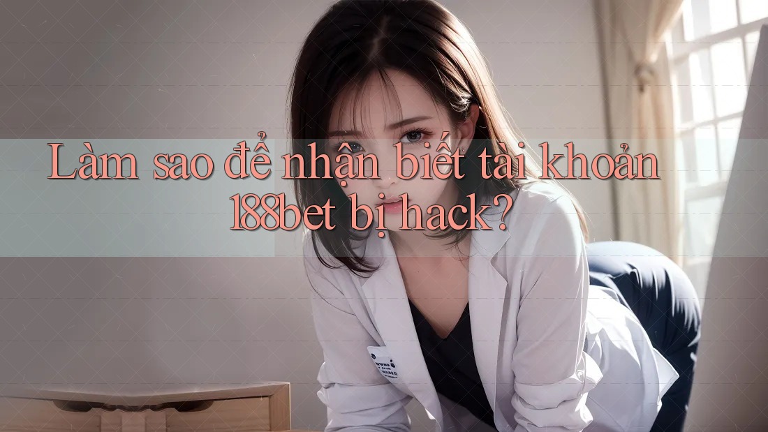 Làm sao để nhận biết tài khoản 188bet bị hack?