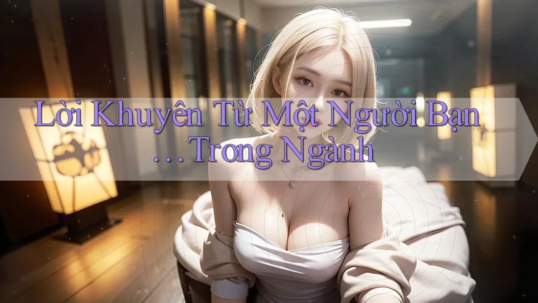 Lời Khuyên Từ Một Người Bạn… Trong Ngành