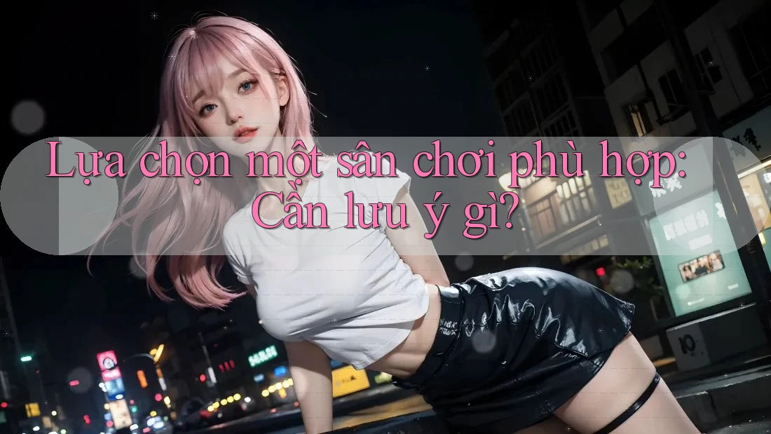 Lựa chọn một sân chơi phù hợp: Cần lưu ý gì?