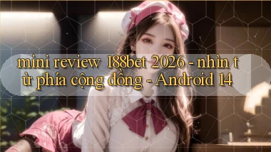 mini review 188bet 2026   nhìn từ phía cộng đồng   Android 14