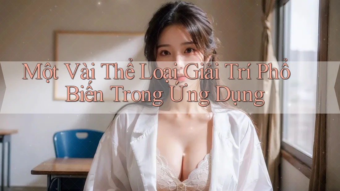 Một Vài Thể Loại Giải Trí Phổ Biến Trong Ứng Dụng