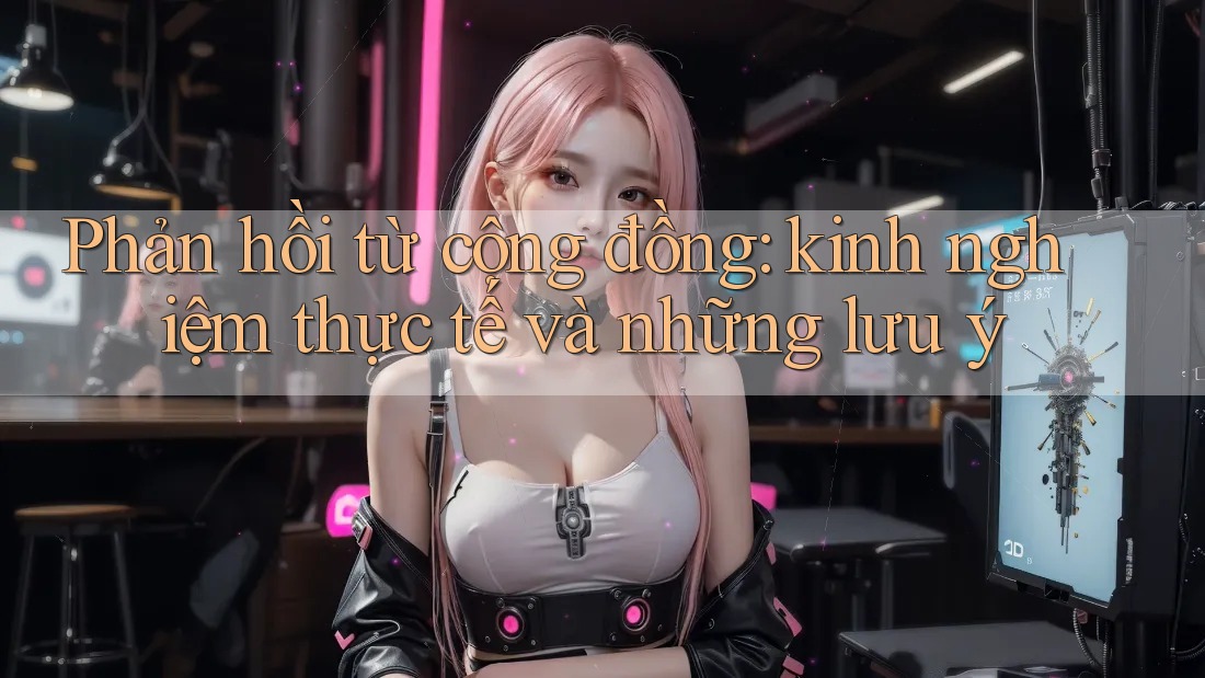 Phản hồi từ cộng đồng: kinh nghiệm thực tế và những lưu ý Phản hồi từ cộng đồng: kinh nghiệm thực tế và những lưu ý