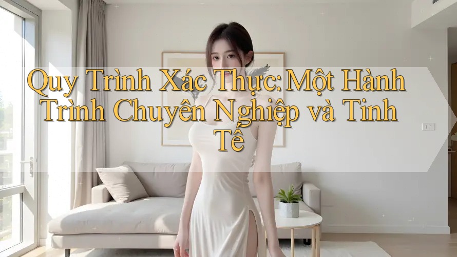 Quy Trình Xác Thực: Một Hành Trình Chuyên Nghiệp và Tinh Tế
