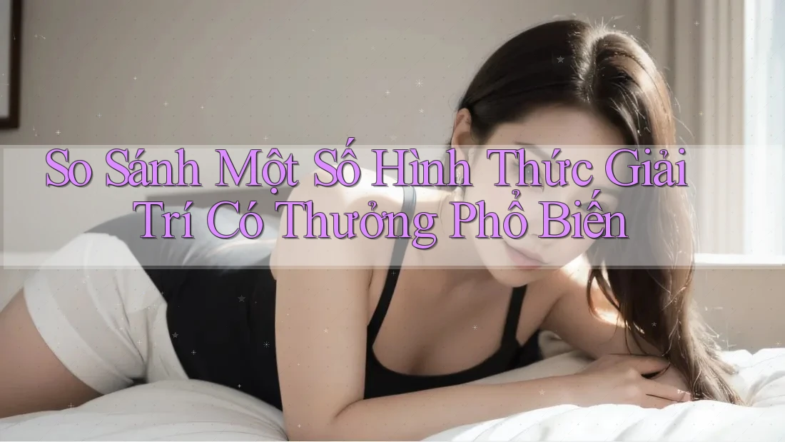 So Sánh Một Số Hình Thức Giải Trí Có Thưởng Phổ Biến