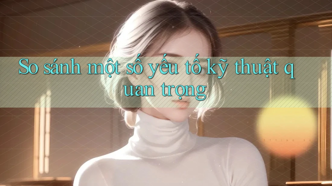 So sánh một số yếu tố kỹ thuật quan trọng So sánh một số yếu tố kỹ thuật quan trọng