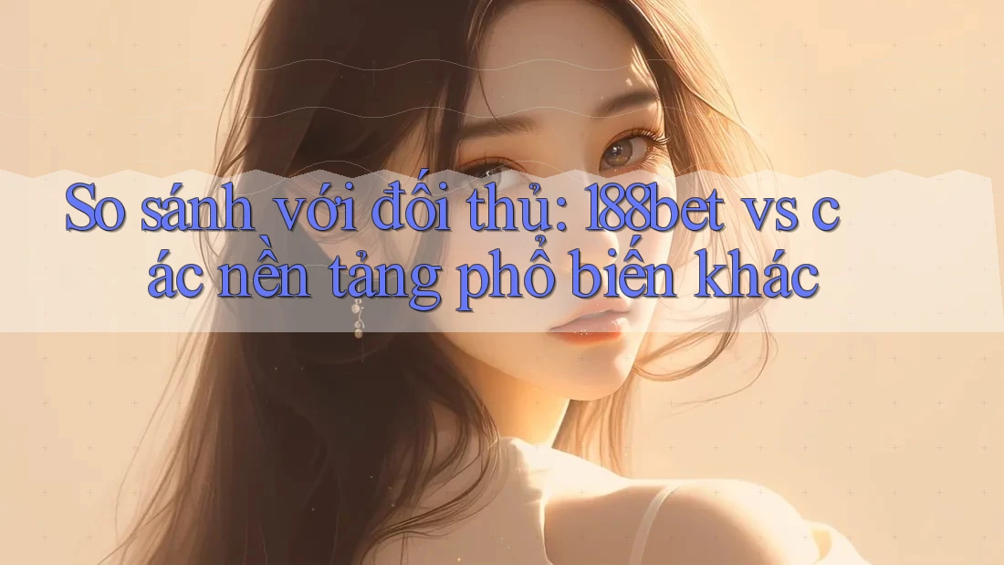 So sánh với đối thủ: 188bet vs các nền tảng phổ biến khác