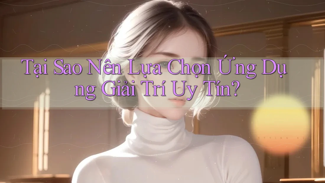 Tại Sao Nên Lựa Chọn Ứng Dụng Giải Trí Uy Tín? Tại Sao Nên Lựa Chọn Ứng Dụng Giải Trí Uy Tín?