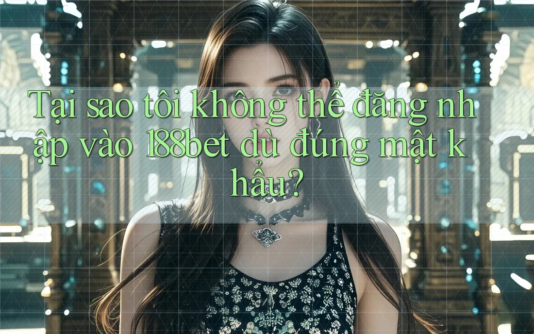 Tại sao tôi không thể đăng nhập vào 188bet dù đúng mật khẩu? Tại sao tôi không thể đăng nhập vào 188bet dù đúng mật khẩu?