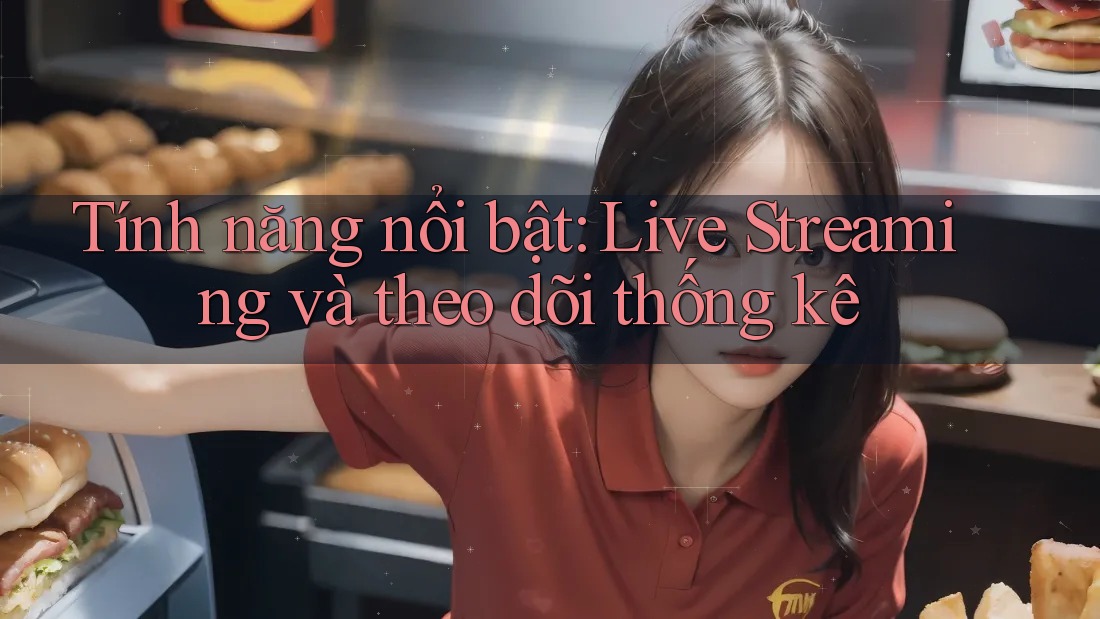 Tính năng nổi bật: Live Streaming và theo dõi thống kê