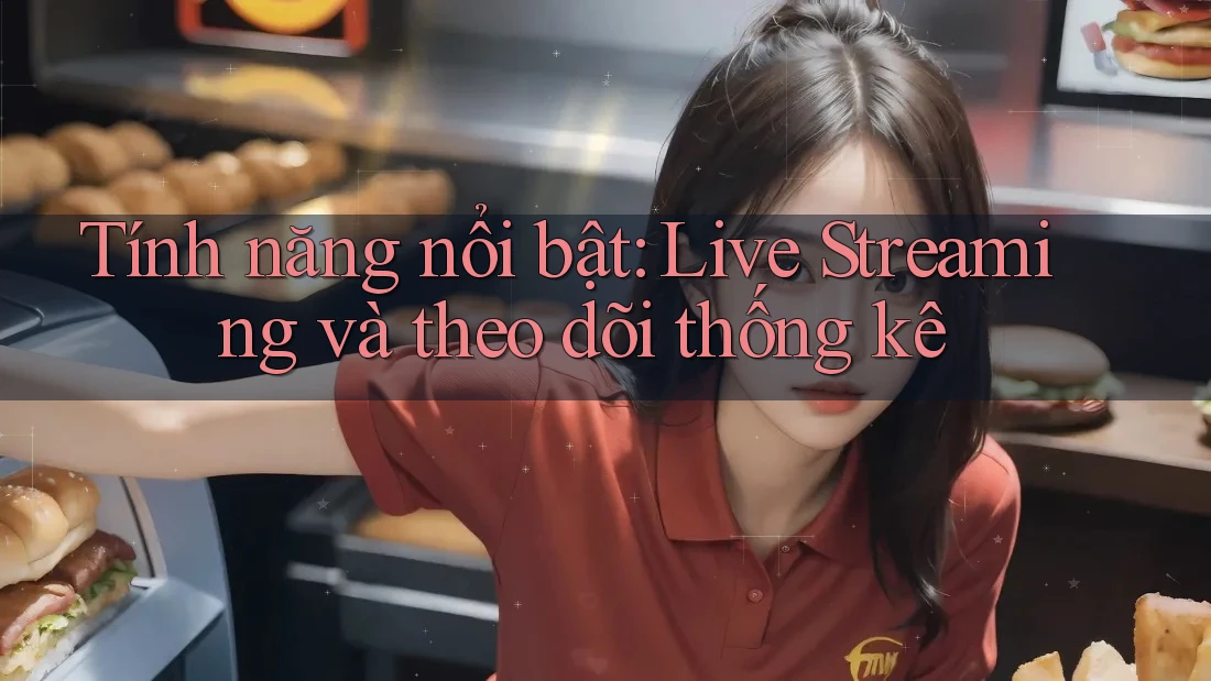 Tính năng nổi bật: Live Streaming và theo dõi thống kê