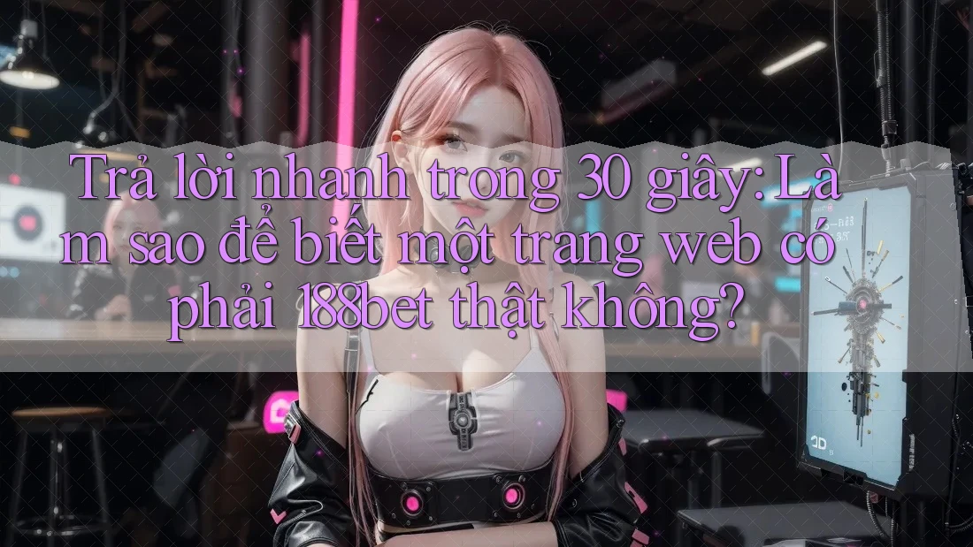 Trả lời nhanh trong 30 giây: Làm sao để biết một trang web có phải 188bet thật không? Trả lời nhanh trong 30 giây: Làm sao để biết một trang web có phải 188bet thật không?