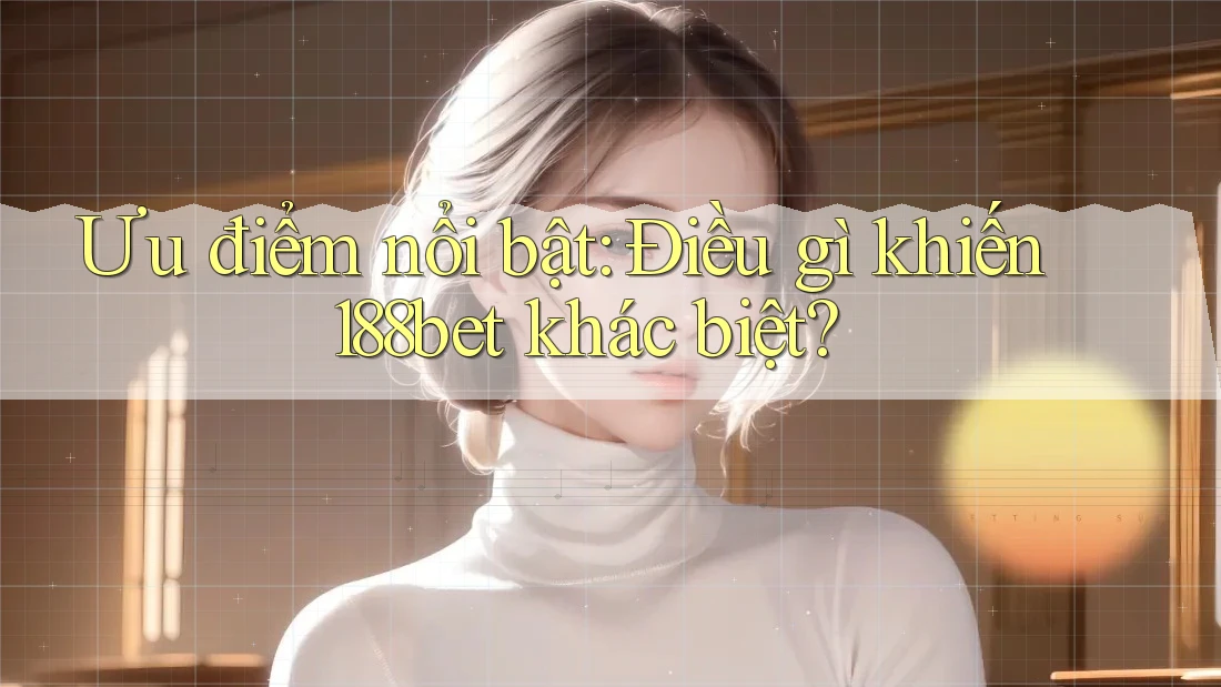Ưu điểm nổi bật: Điều gì khiến 188bet khác biệt? Ưu điểm nổi bật: Điều gì khiến 188bet khác biệt?