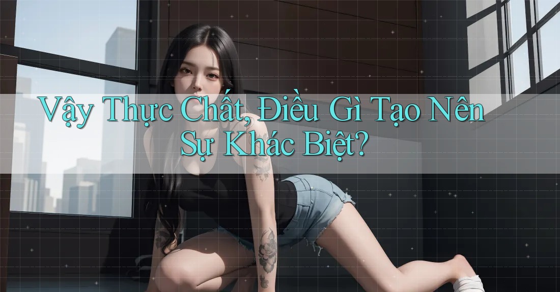 Vậy Thực Chất, Điều Gì Tạo Nên Sự Khác Biệt? Vậy Thực Chất, Điều Gì Tạo Nên Sự Khác Biệt?